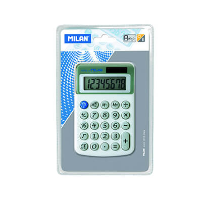 Calculadora Milan tecles de plàstic 8 dígits