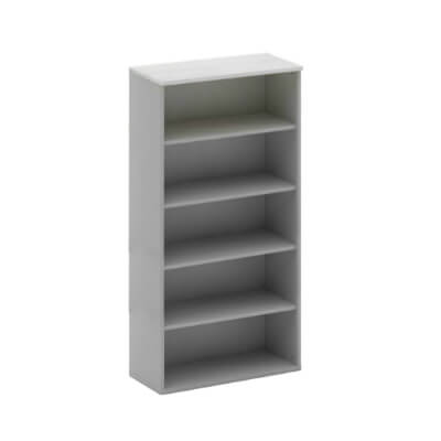 Armari sense portes blanc/plata 4 est 80x198