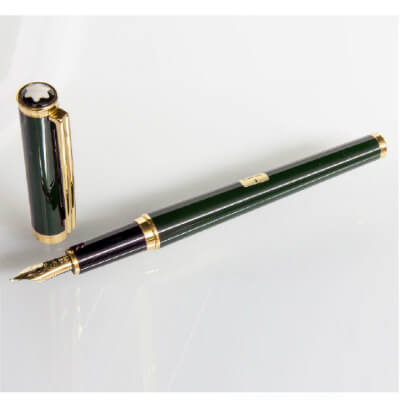 Estilográfica Montblanc Noblesse Oblige verde "F"