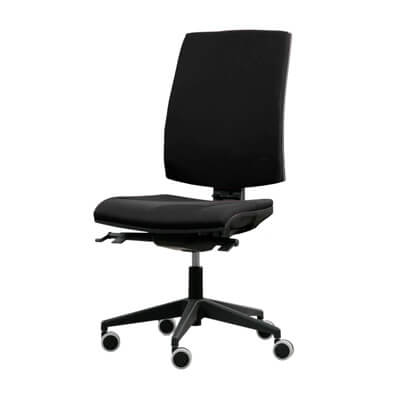 Silla CLICK con respaldo alto tapizado