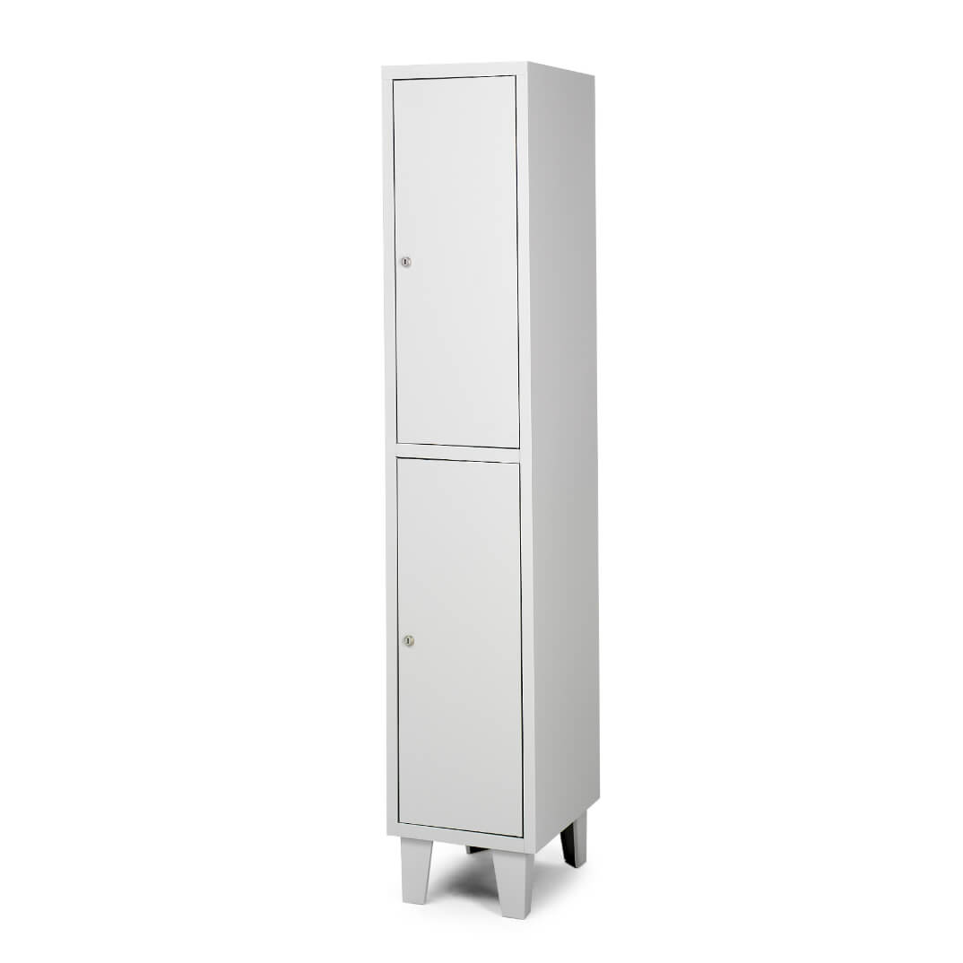 Taquilla metálica monobloc 2 puertas