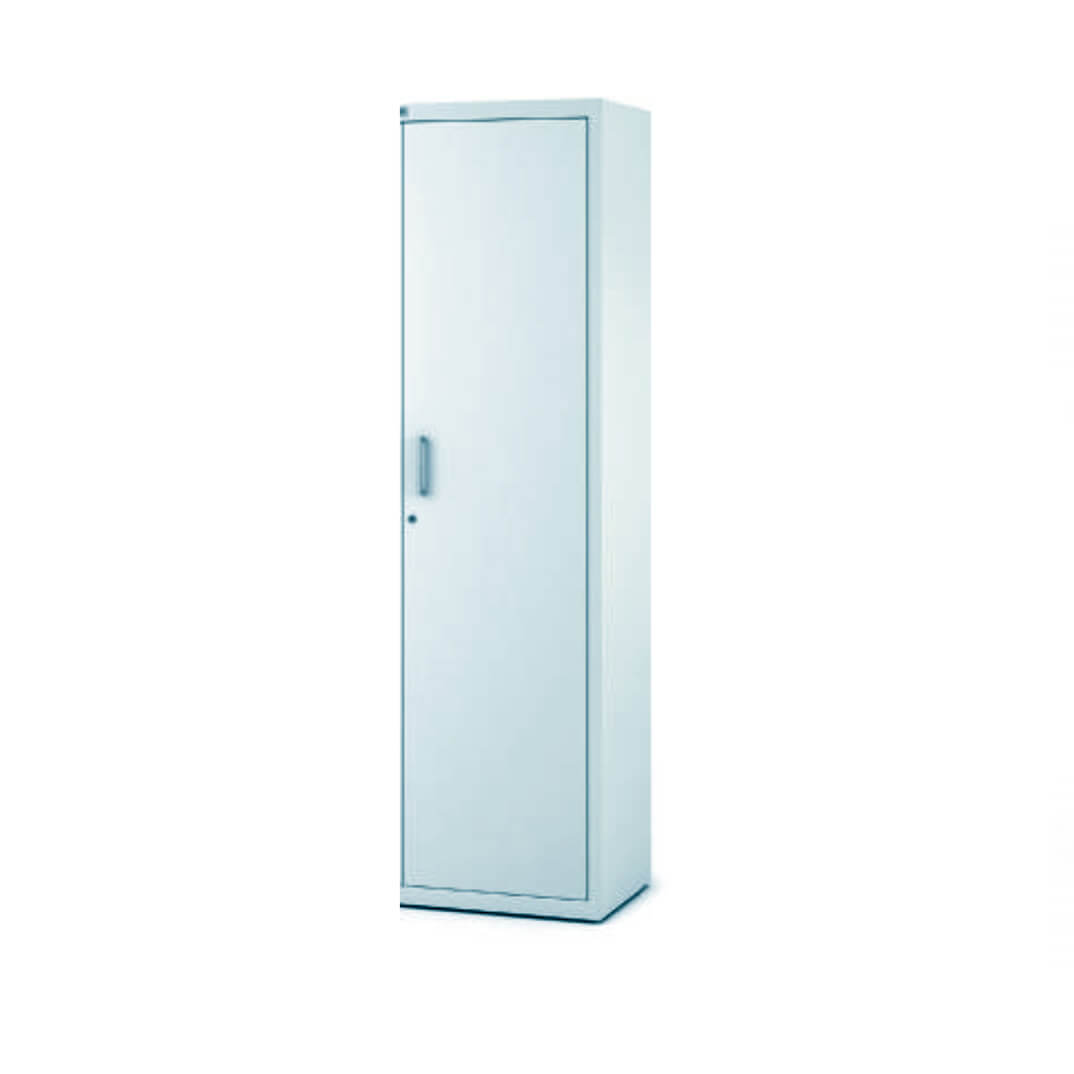 Armari metàl·lic amb porta i 4 prestatges