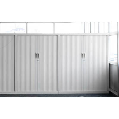 Armari persiana 102x198x45cm plata 4 prestatges