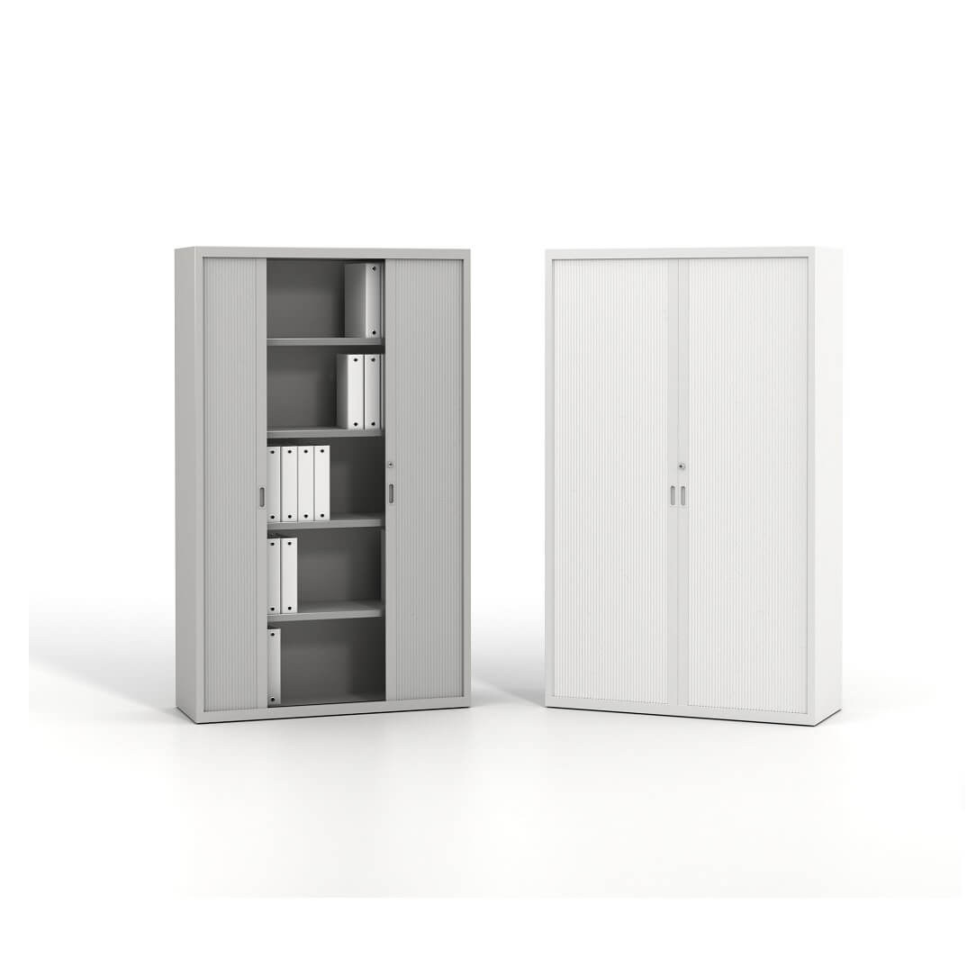 Armari metàl·lic persiana 72x100x45 gris o blanc