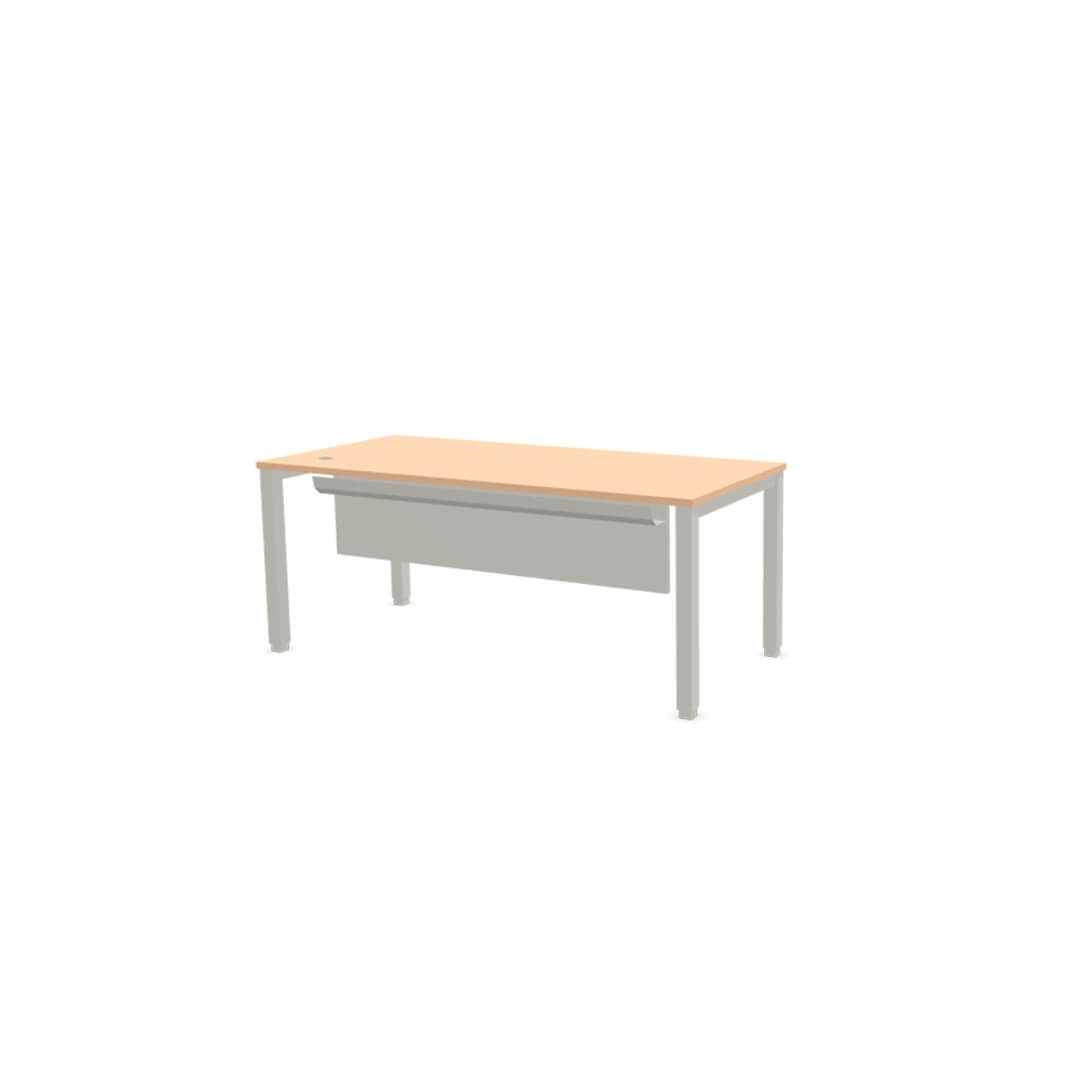 Mesa tempo plata/haya 180 x 80