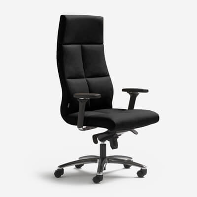 Sillón Tapizado C Boss Negro
