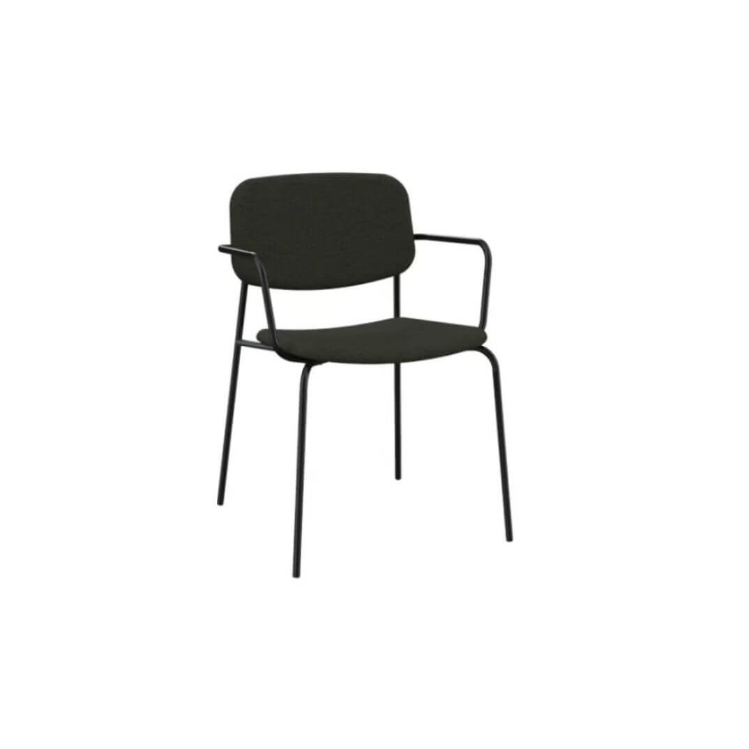 Cadira CAP PLASTIC negre