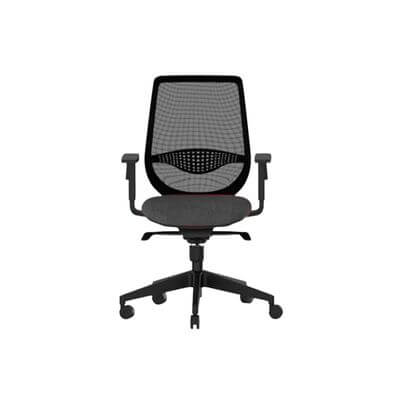 Cadira COPA respatller malla color negre