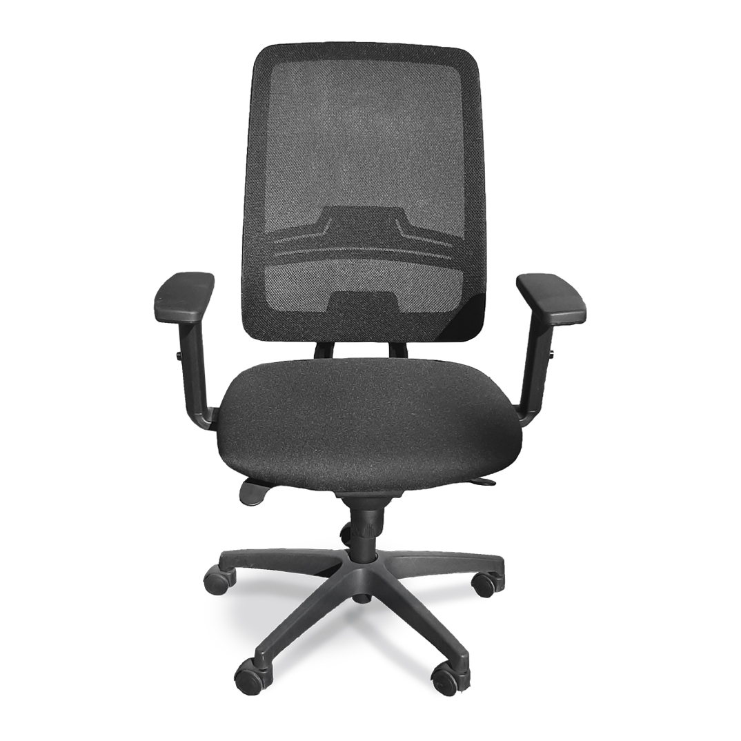 Silla ABSOLUTE con brazos B2P y respaldo malla
