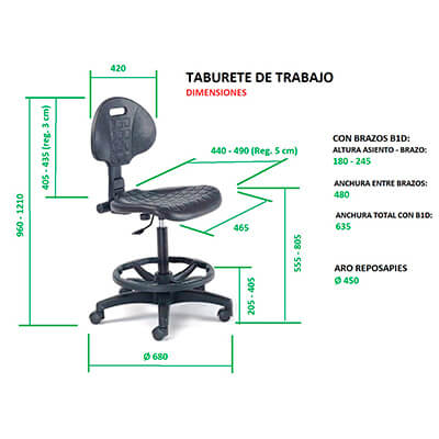 Taburete WORK