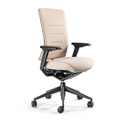 Cadira TNK FLEX tapissada color beige