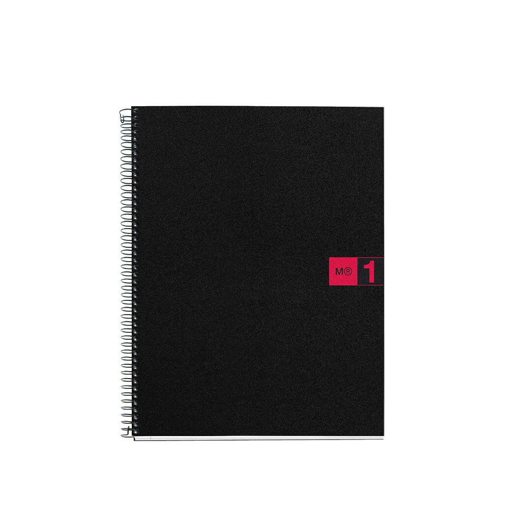 Cuaderno Notebook 1 A4 C5 rojo 80 hojas
