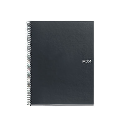 Cuaderno Notebook 4 A5 liso tapa dura 160 hojas