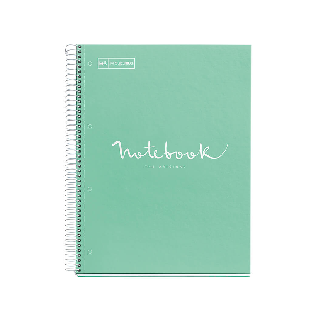 Quadern Notebook 1 A4 tapa dura menta 80 hojas