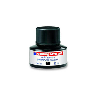 Recarga tinta negra edding MTK25 25 ml
