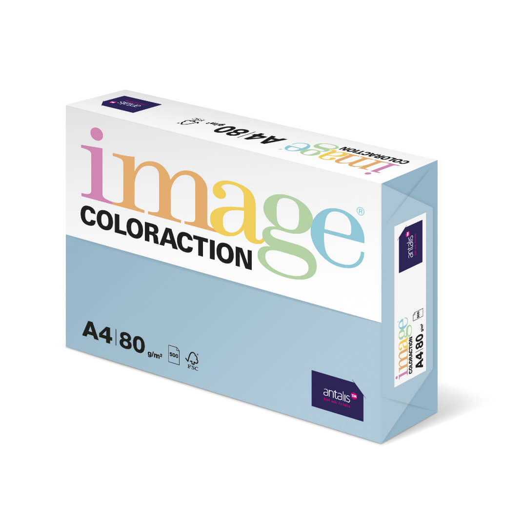 Paquete cartulina A4 160g azul iceberg obl70