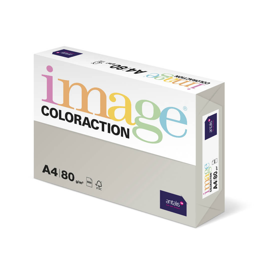 Paquete papel A3 80g gris iceland GR21