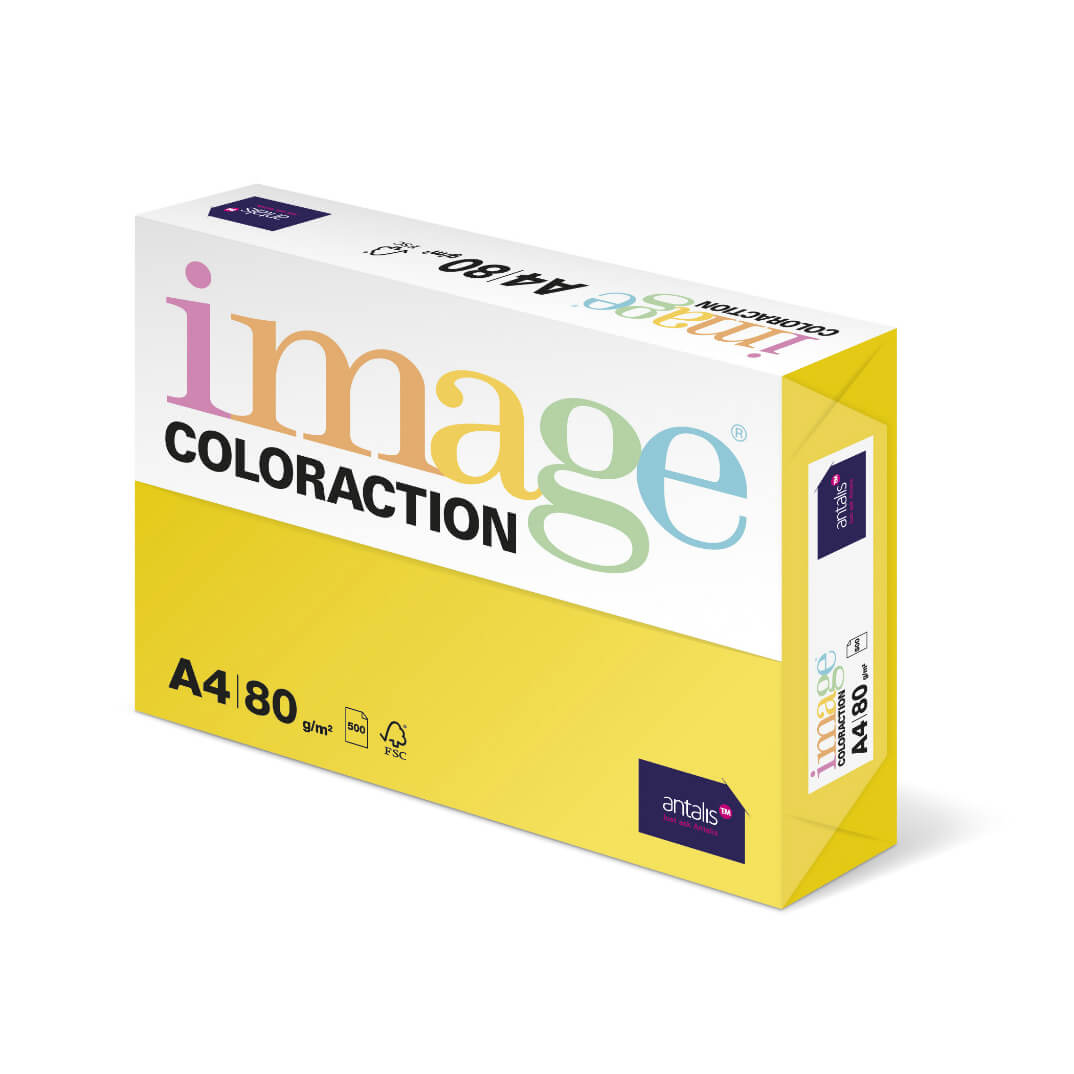 Paquet paper A3 80g groc canary CY39