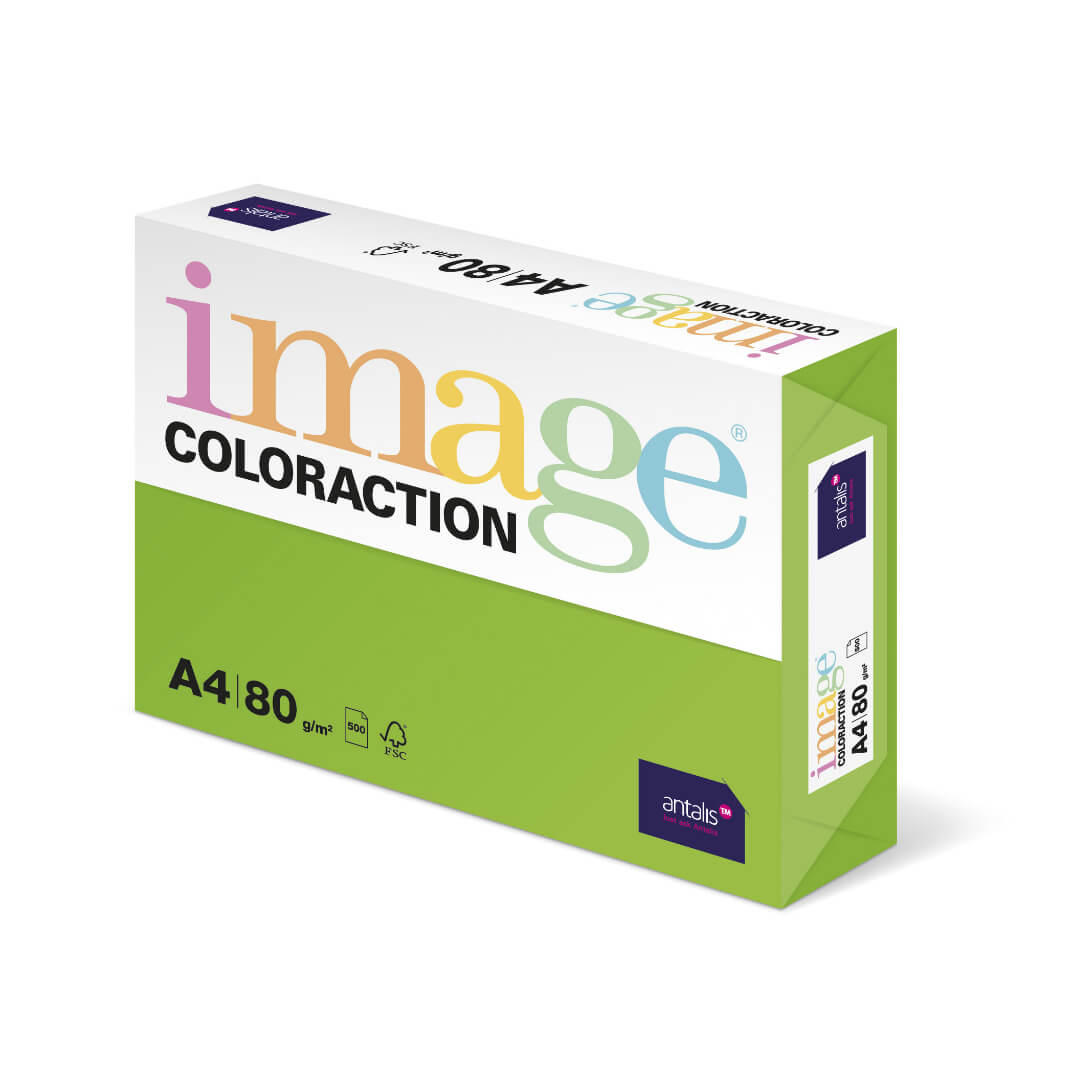 Paquete papel A3 80g verde java MA42