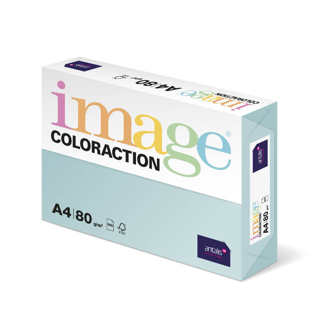 Paquete cartulina A4 160g azul lagoon BL29