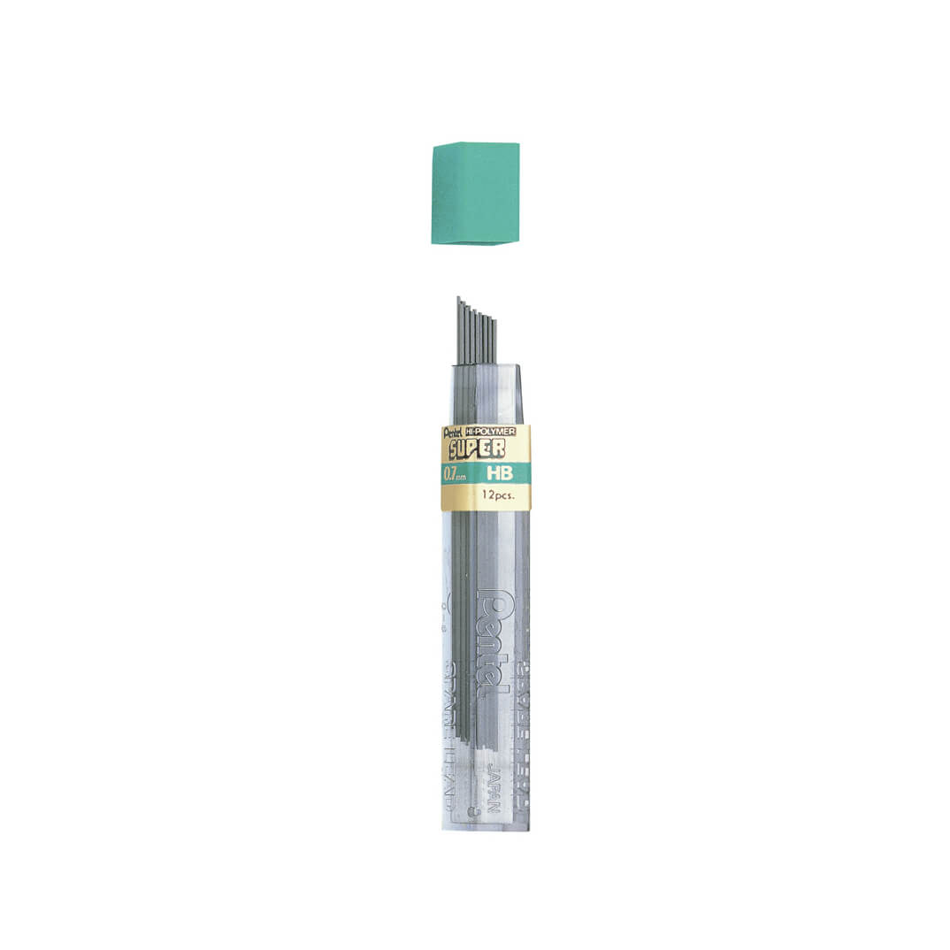 Estuche de minas Pentel grafito 0,7 HB