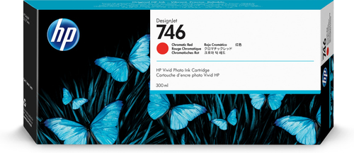 HP cartutx DesignJet 746 vermell cromàtic
