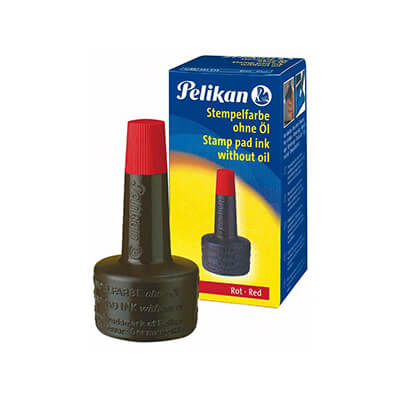 Tinta segellar Pelikan 4K vermella