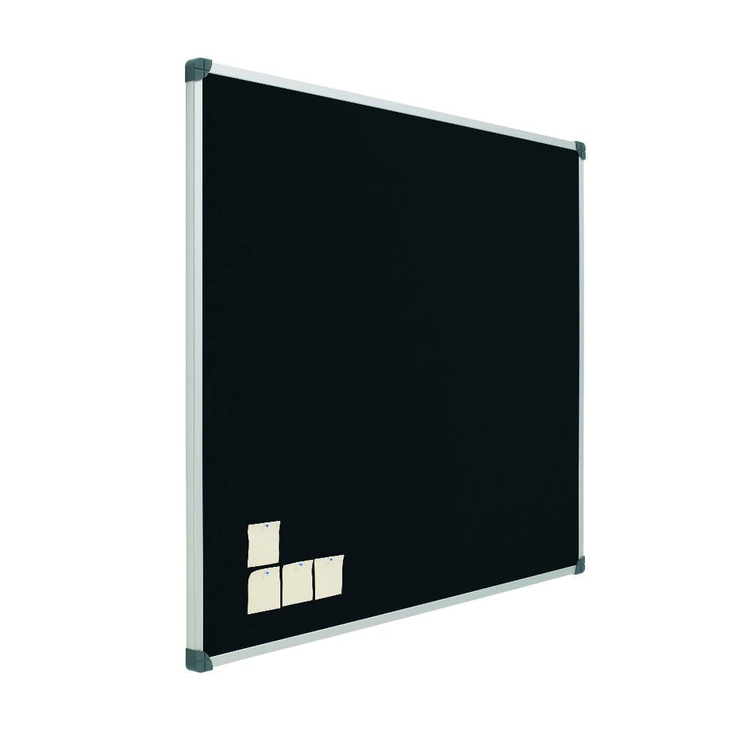 Tablero mural anuncios 100x120cm negro