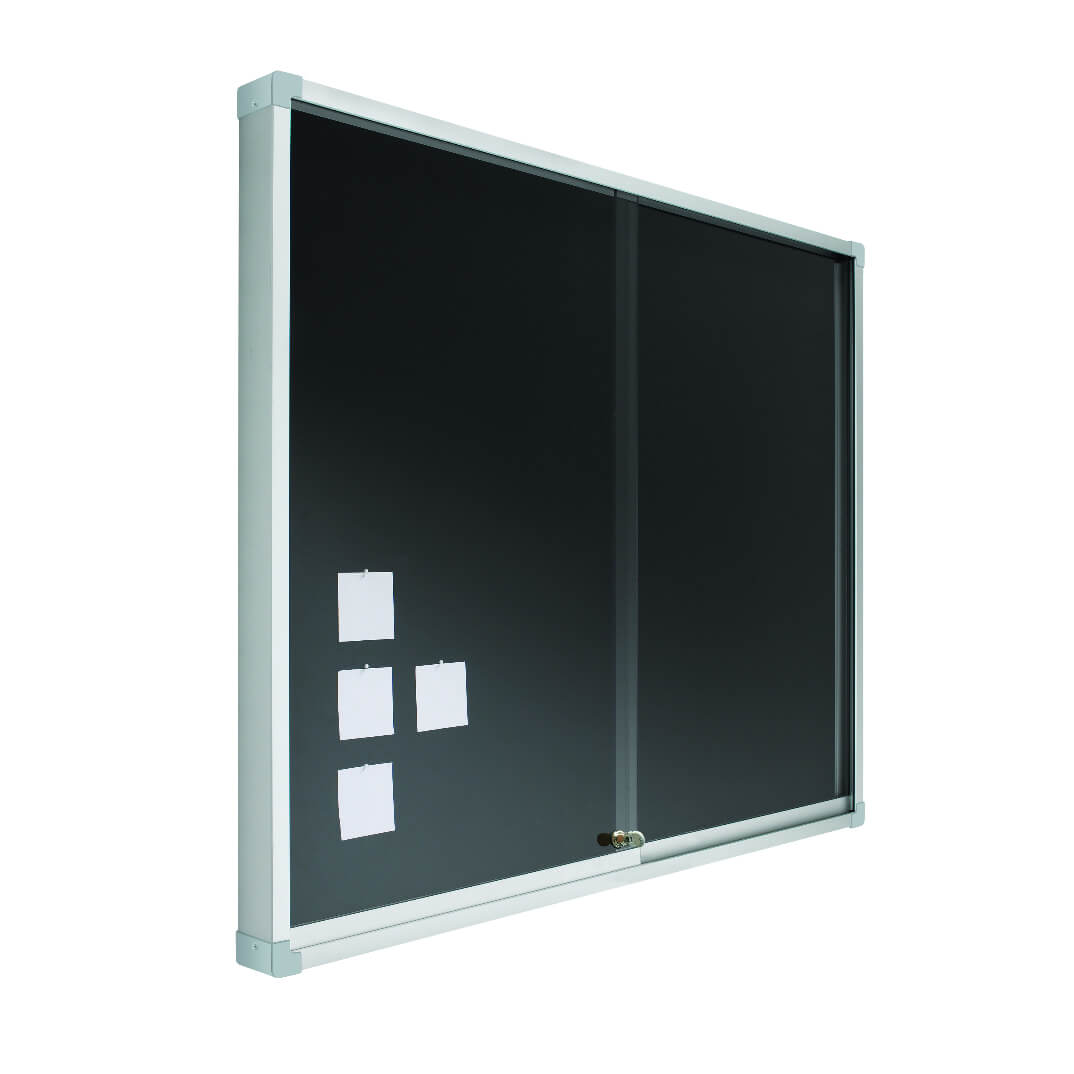 Vitrina anuncios 60x80cm negra