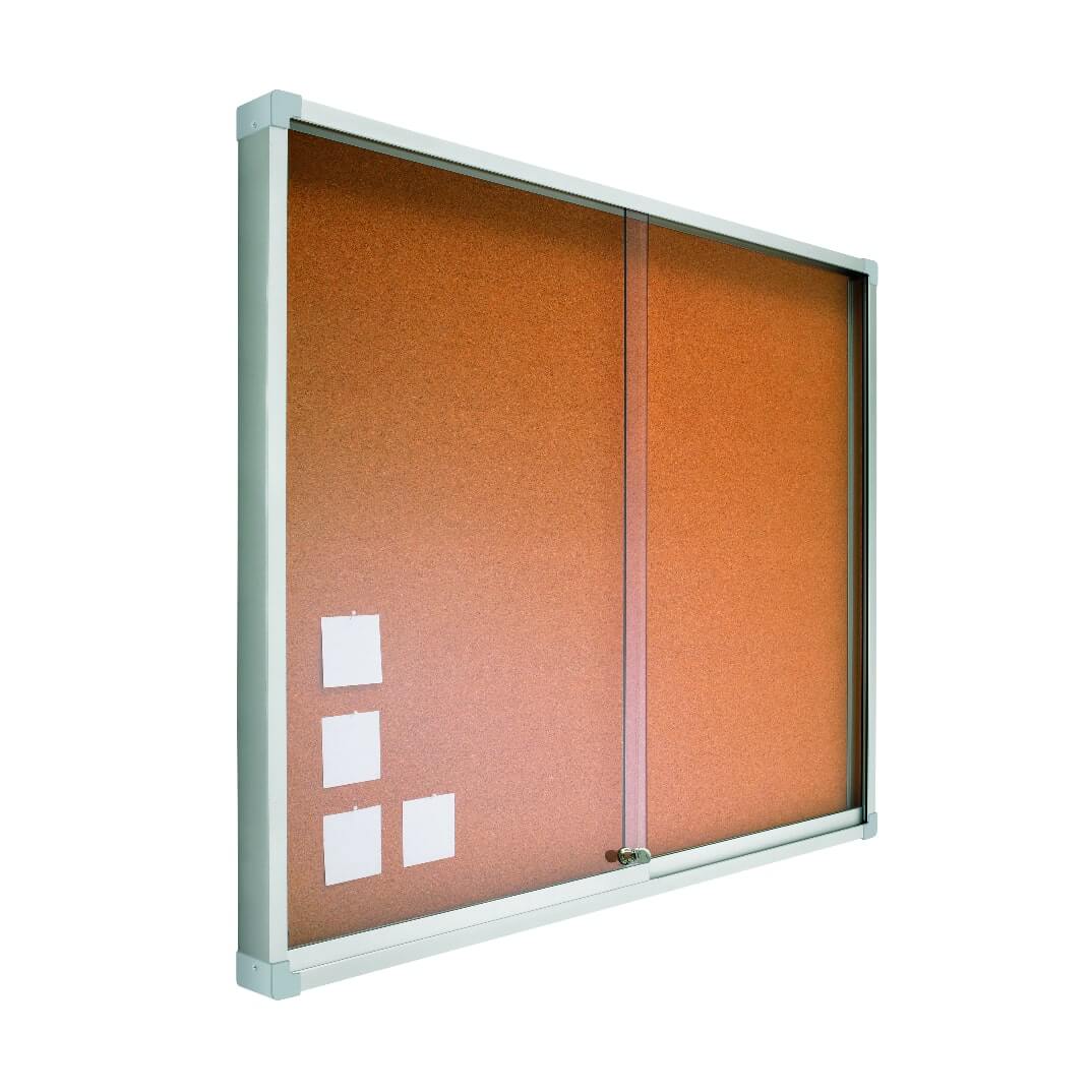 Vitrina anuncios 100x150cm corcho