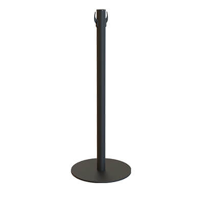 Poste metálico negro