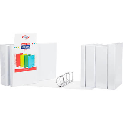 Carpeta Canguro Pardo Folio 4a 25mm blanca