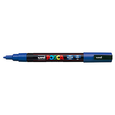 Retolador Uni Posca PC3M blau