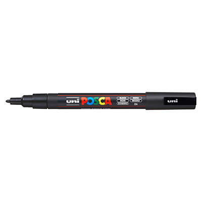 Retolador Uni Posca PC3M negre