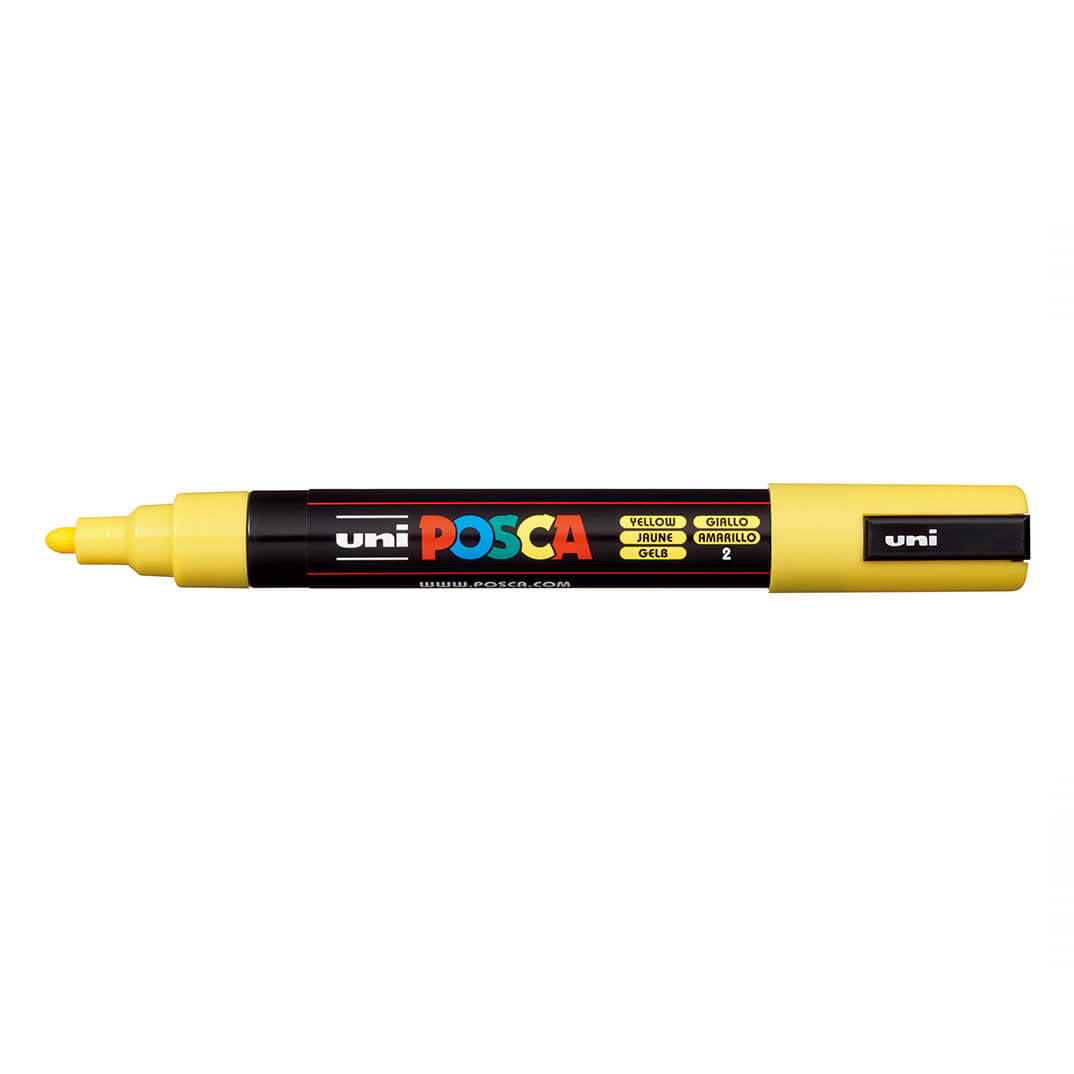 Rotulador Uni Posca PC5M amarillo