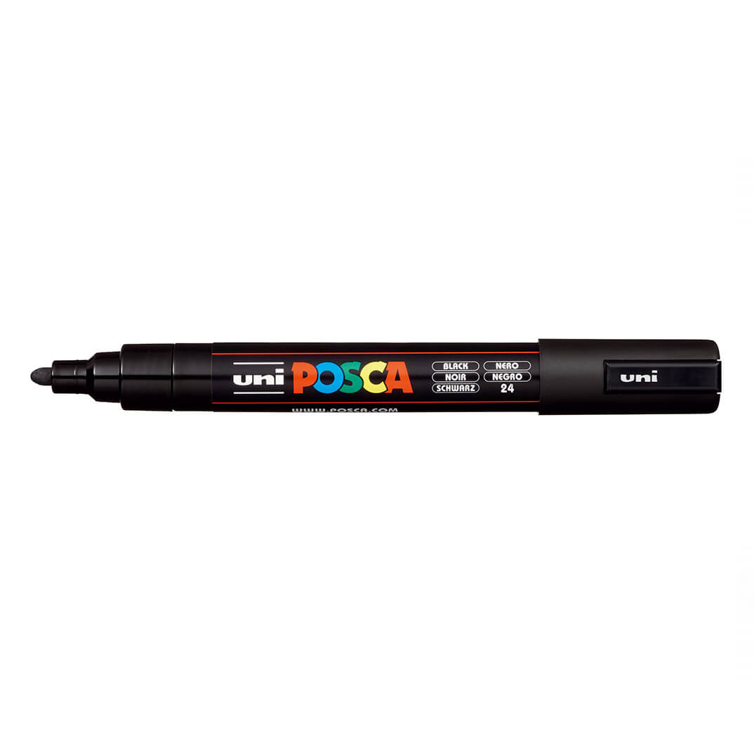 Rotulador Uni Posca PC5M negro