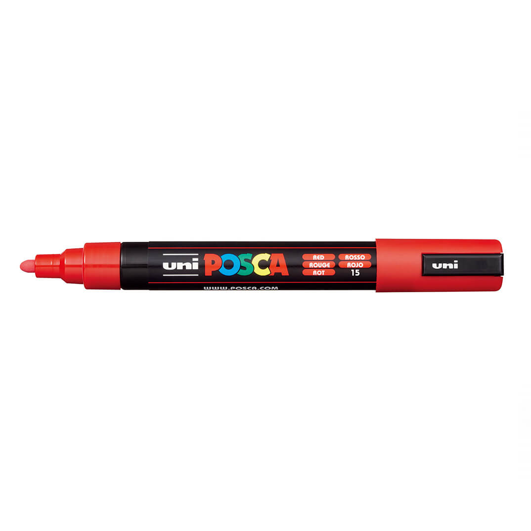 Rotulador Uni Posca PC5M rojo