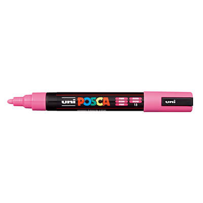 Rotulador Uni posca PC5M rosa