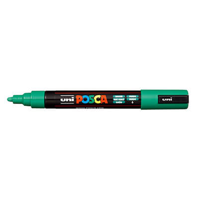 Rotulador Uni Posca PC5M verde