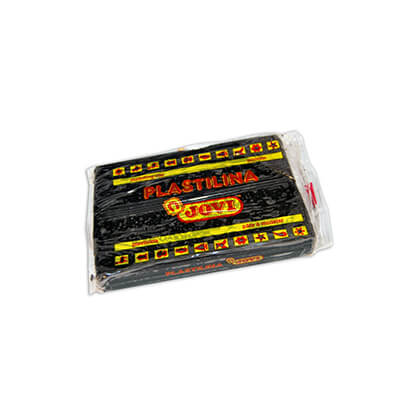 Plastilina Jovi 72 negre 350g