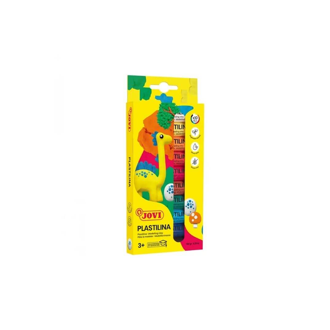 Plastilina Jovi 10 barrettes 15 g colors assortits