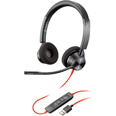 Auricular amb fil Poly Blackwire 3320 USB-A