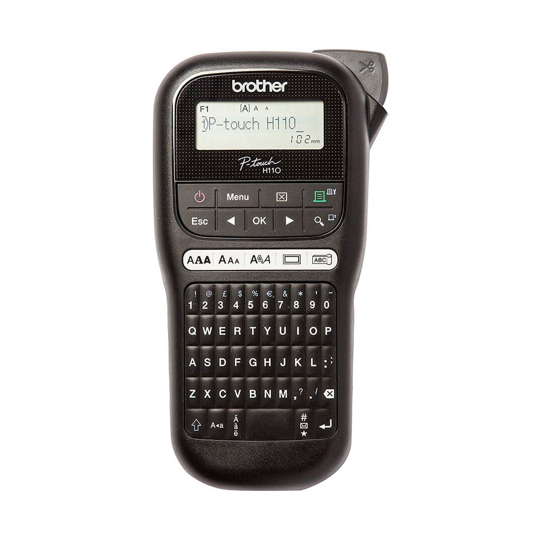Rotuladora electrónica Brother PT-H110 negre