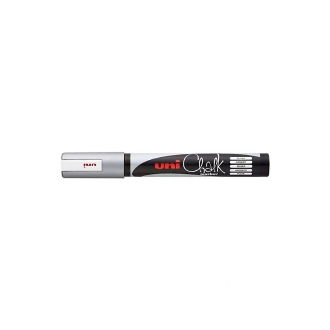 Marcador tiza líquida Uni Chalk 1,8mm plata