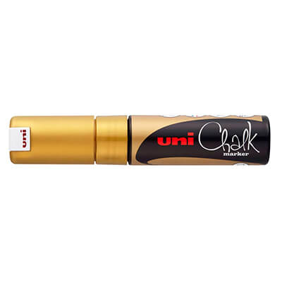 Marcador guix líquid Uni Chalk 8mm or