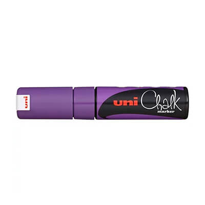 Marcador guix líquid Uni Chalk 8mm violeta