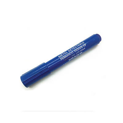 Rotulador permanente detectable azul