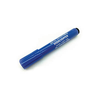 Rotulador permanente detectable negro
