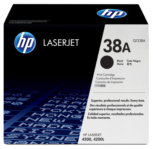 Cartucho de tóner original LaserJet HP 38A negro