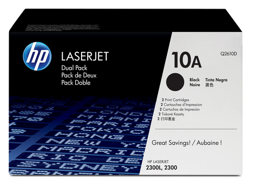 HP tóner láser negro smartprint (pack 2) 6000 pag
